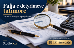 Falja e detyrimeve tatimore – verifikimi i përjashtimit dhe afati 30 nëntor 2026